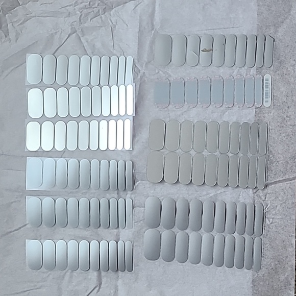 Jamberry Nail Lot - Blushing Floral, Metallic Berry, Iced, Luna, Silver Frost - Picture 9 of 11